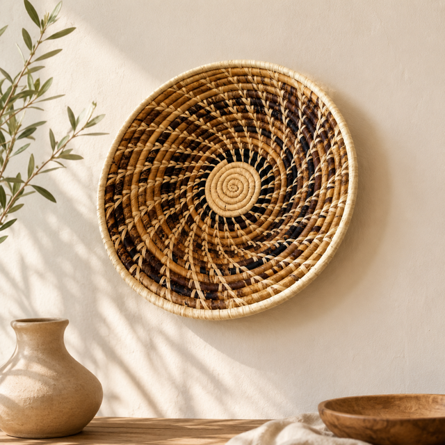 Hand Woven Wall Basket
