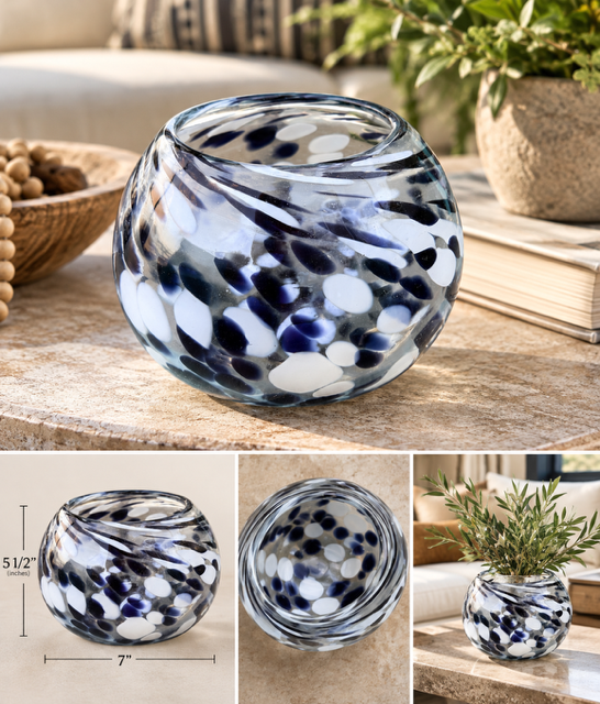 Hand Blown Glass Bowl